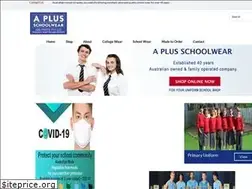 Sites similar to aplusschoolwear.com.au