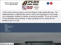 Sites similar to aplussewerservice.net