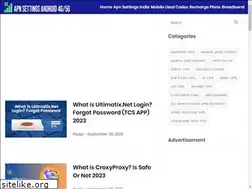 Sites similar to apnsettingsandroid.com
