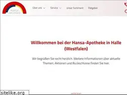 Sites similar to apo-hansa.de