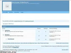 Sites similar to apocalypse.forumieren.net