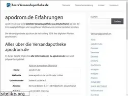 Sites similar to apodrom.de