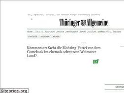 Sites similar to apolda.thueringer-allgemeine.de
