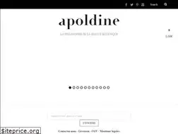 Sites similar to apoldine.com
