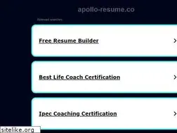 Sites similar to apollo-resume.co