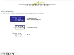Sites similar to apollobrass.com