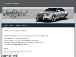 Sites similar to apollocarwash.com