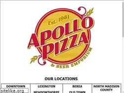 Sites similar to apollopizzamenu.com