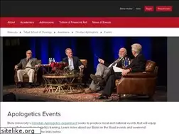 Sites similar to apologeticsevents.com