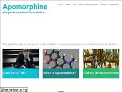 Sites similar to apomorphine.info