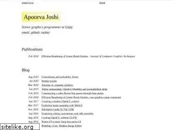 Sites similar to apoorvaj.io