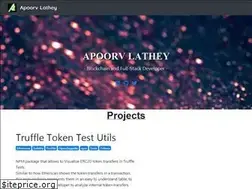Sites similar to apoorvlathey.com