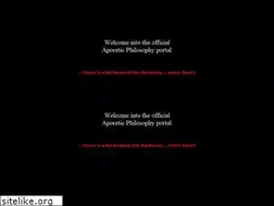 Sites similar to aporeticworld.com