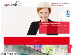 Sites similar to aposecur.de