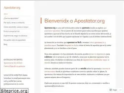 Sites similar to apostatar.wordpress.com