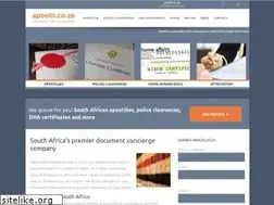 Sites similar to apostil.co.za