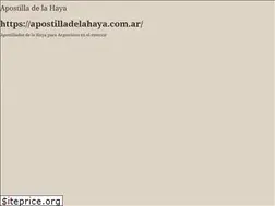 Sites similar to apostilladelahaya.com.ar
