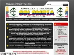Sites similar to apostillaytramitescolombia.com