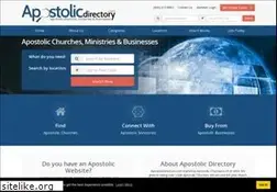 Sites similar to apostolic-churches.com