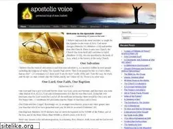 Sites similar to apostolic-voice.org