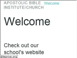 Sites similar to apostolic.org
