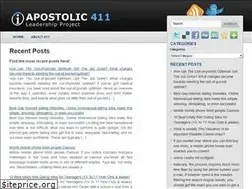 Sites similar to apostolic411.com