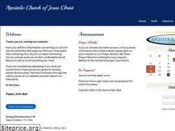 Sites similar to apostolicchurchofjesuschrist.com