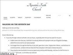 Sites similar to apostolicfaith.com