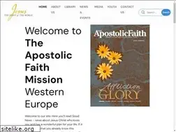 Sites similar to apostolicfaith.org.uk