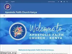 Sites similar to apostolicfaithkenya.com