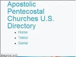 Sites similar to apostolicpentecostalchurches.org