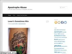 Sites similar to apostropheabuse.com