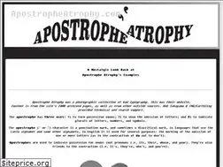Sites similar to apostropheatrophy.com