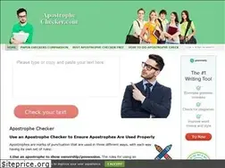 Sites similar to apostrophechecker.com