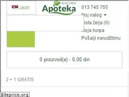 Sites similar to apotekaonline.rs