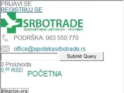 Sites similar to apotekasrbotrade.rs