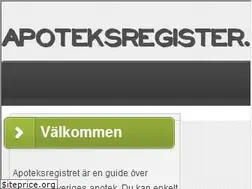 Sites similar to apoteksregister.se