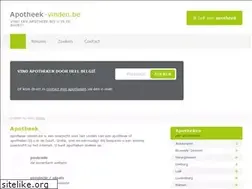 Sites similar to apotheek-vinden.be