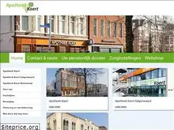 Sites similar to apotheekkoert.nl