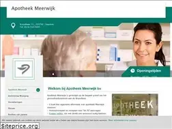 Sites similar to apotheekmeerwijk.nl