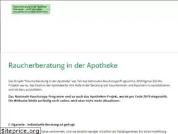 Sites similar to apotheken-raucherberatung.ch