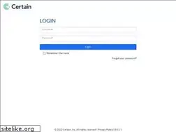Sites similar to app.certain.com