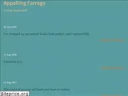 Sites similar to appallingfarrago.com