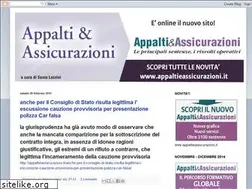 Sites similar to appaltieassicurazioni.blogspot.com