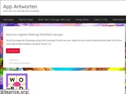 Sites similar to appantworten.de