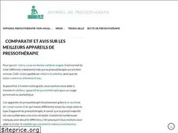 Sites similar to appareil-pressotherapie.fr