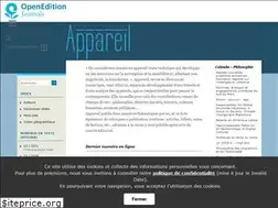 Sites similar to appareil.revues.org