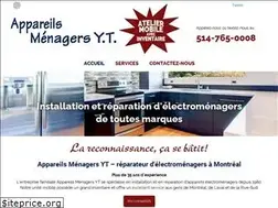 Sites similar to appareilsmenagersyt.com