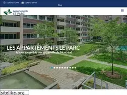 Sites similar to appartementleparc.com