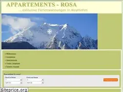 Sites similar to appartements-rosa.at